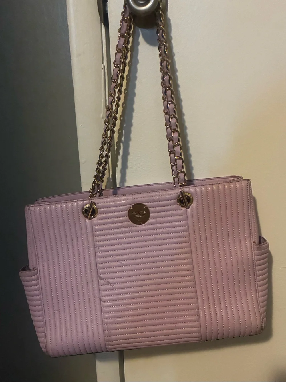 Henri Bendel Sample No. 7 Quilted Pink Lambskin Tote